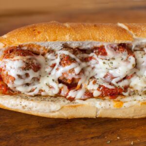 Meat Ball & Melted Cheese