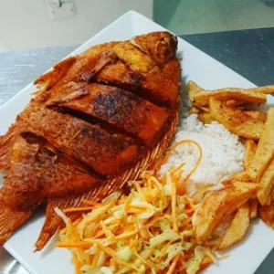 Tilapia W/Fries Or Salad